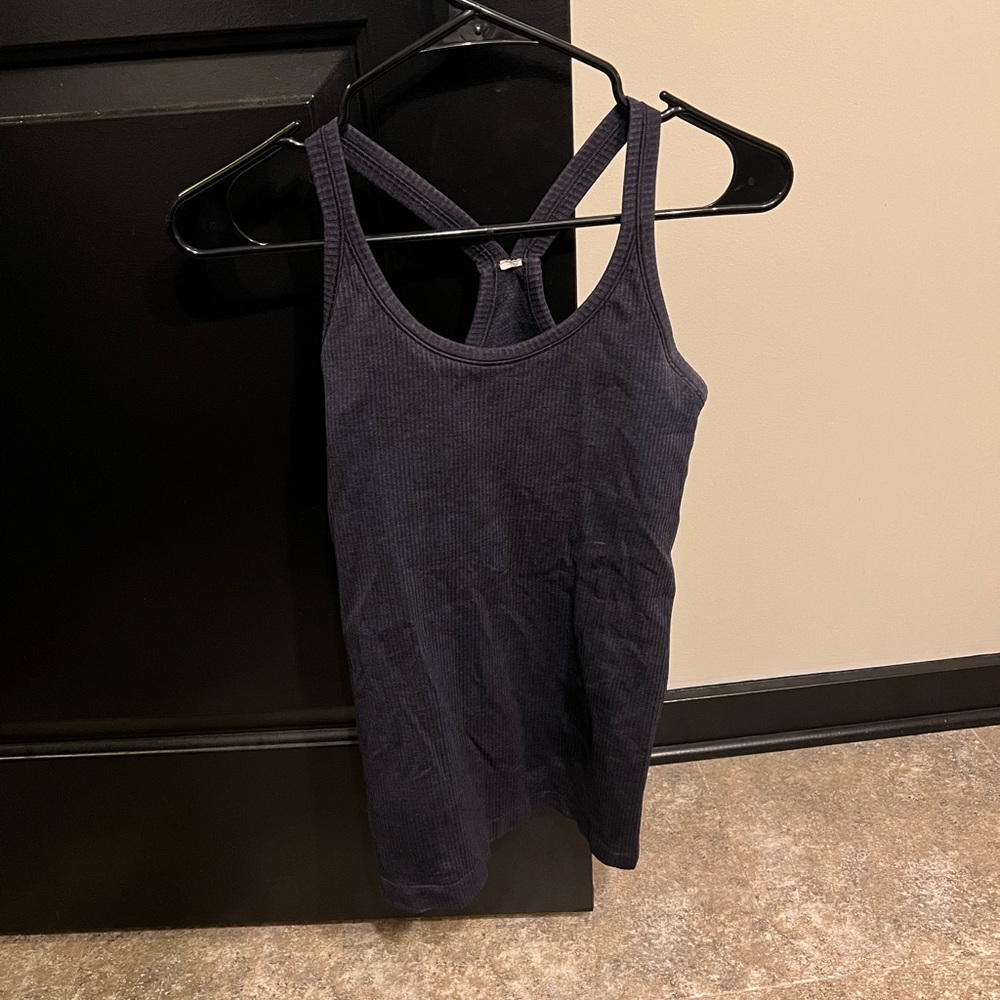 Lululemon Size 6 Tank Top, Navy